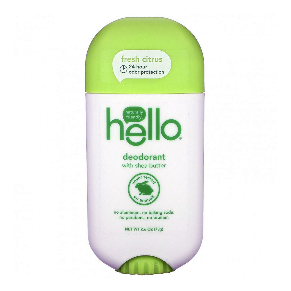 Hello Deodorant With Shea Butter, Fresh Citrus, 2.6 Oz